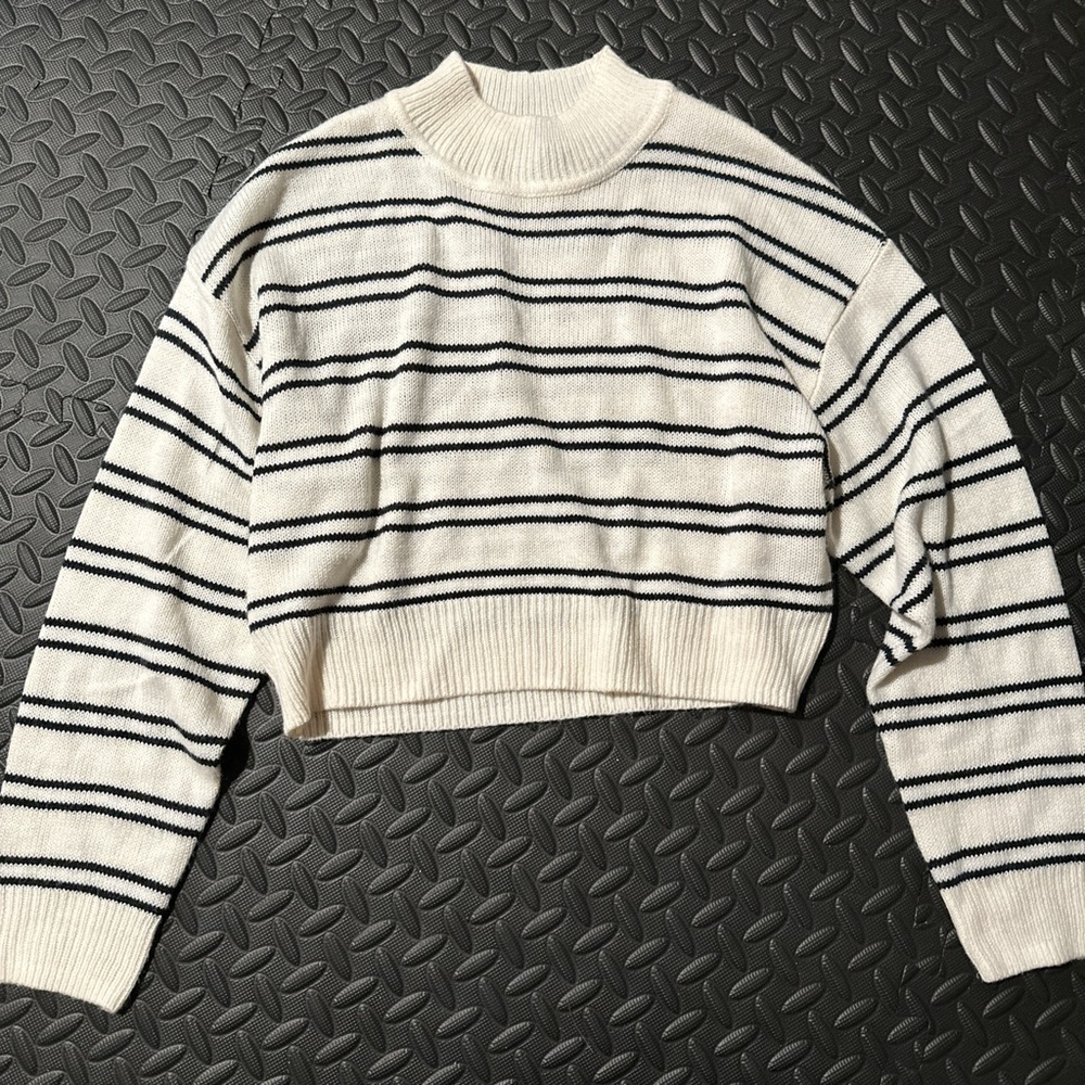 Striped Knit Sweater